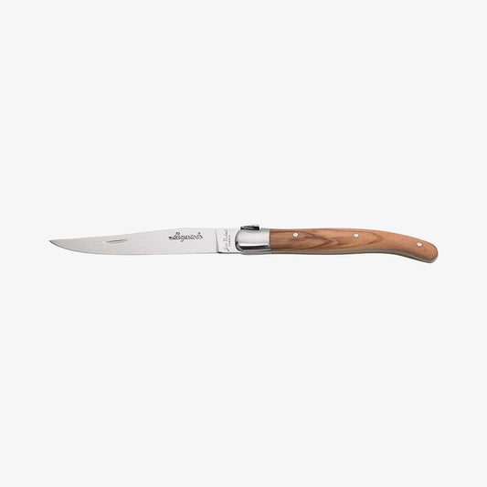 Laguiole knife in olive wood