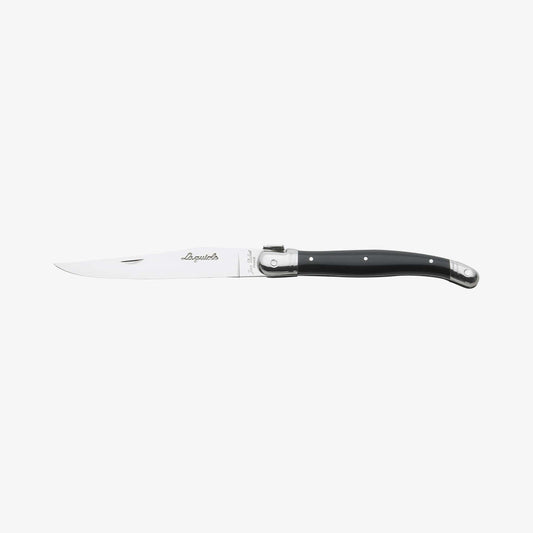 Laguiole kniv med svart handtag 2,5 mm