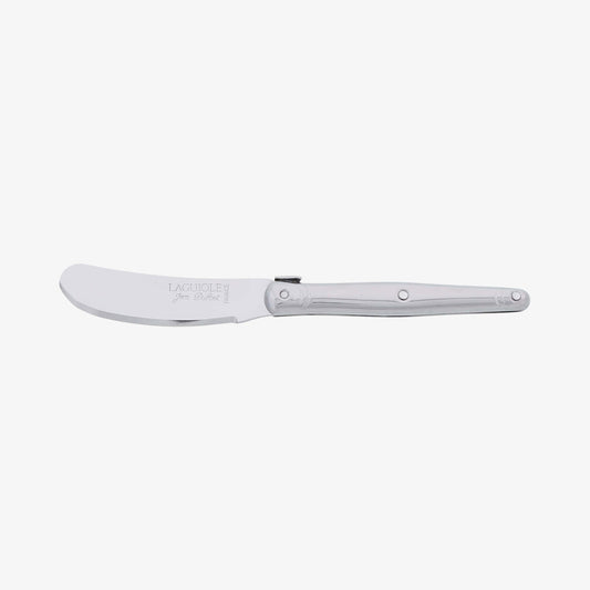 Laguiole butter knife with steel handle