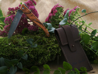 Laguiole pocket knife in olive wood