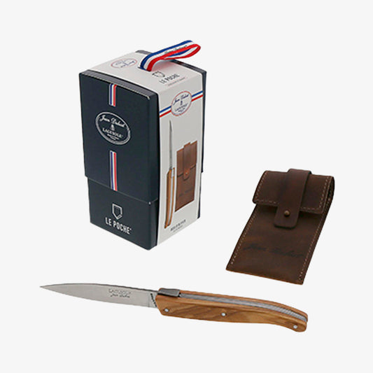 Laguiole pocket knife in olive wood