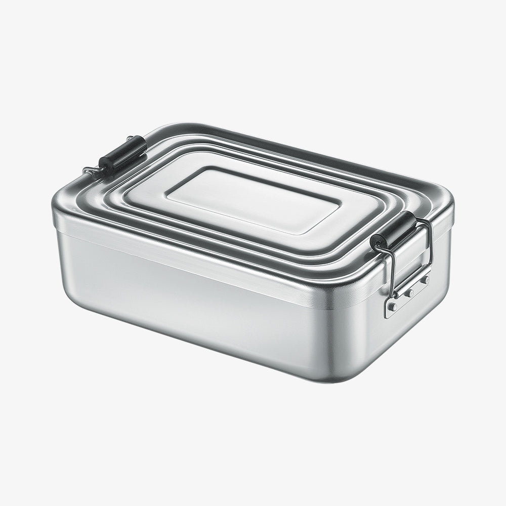 Lunch box large metal