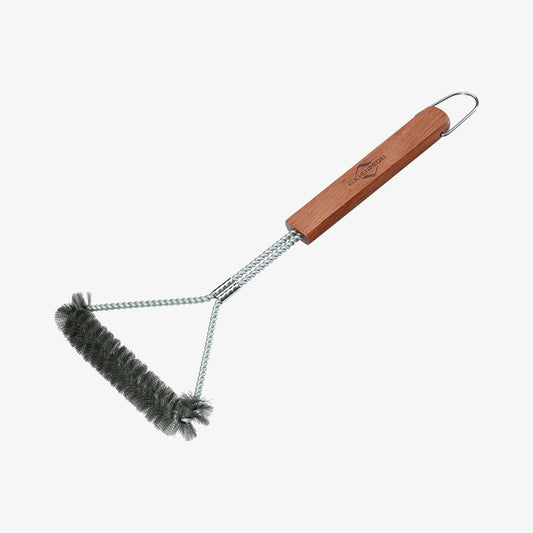 Texas BBQ barbecue brush in steel
