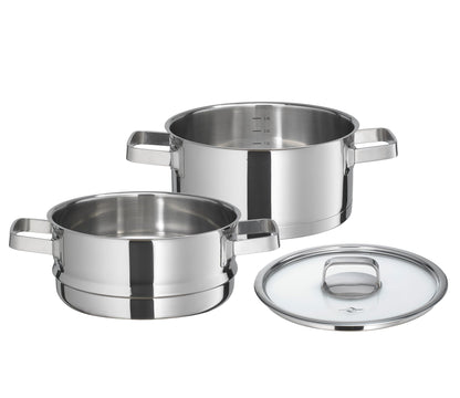 SAN REMO Gryde med dampindsats