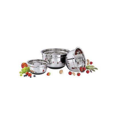 Anti-slip stirrel bowls set, 3 pcs